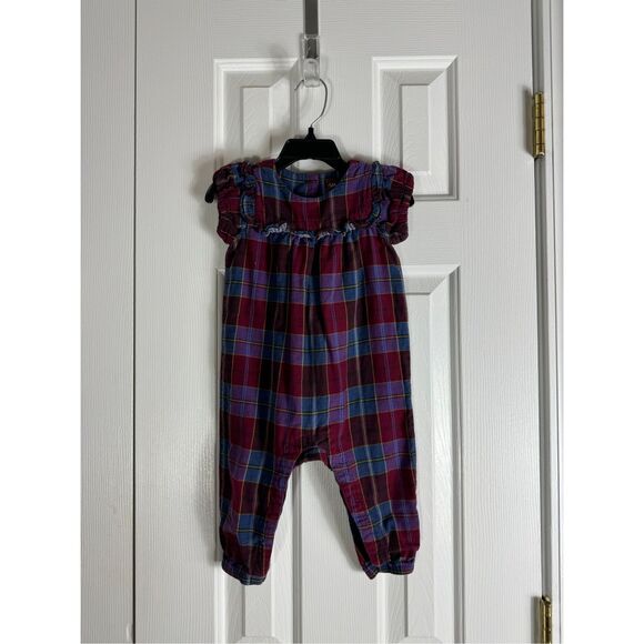 Tea Collection Girls Romper Size 12/18m - Picture 1 of 2